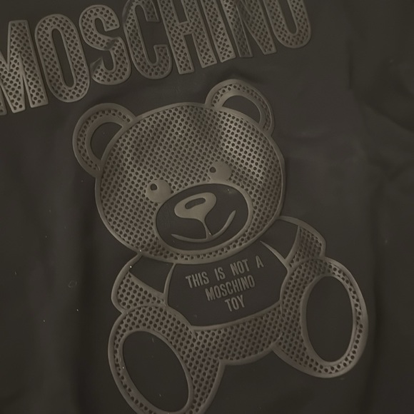 NWT Moschino black Teddy Bear organic cotton sweatshirt - Picture 4 of 10